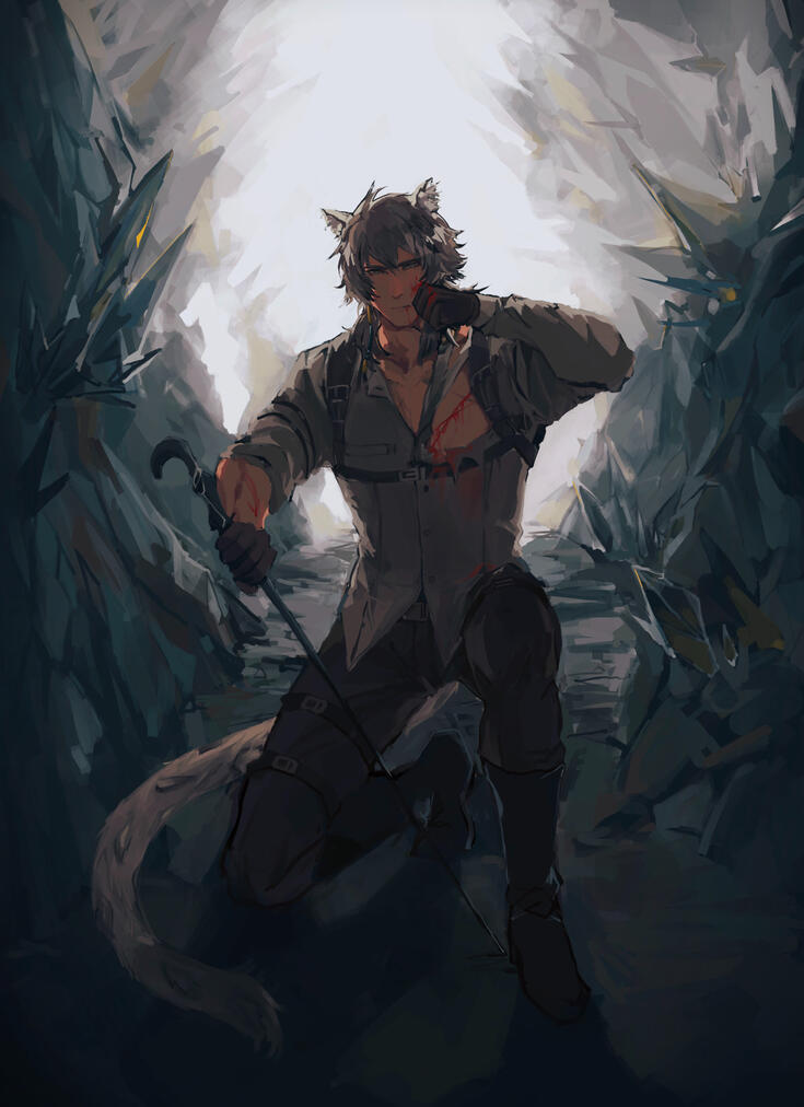 Full painting with background